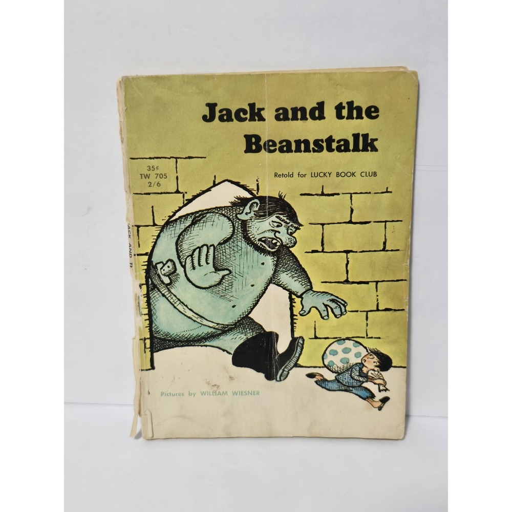 Vintage 1965 Jack And The Beanstalk Paperback Book 2nd Printing Printed In USA